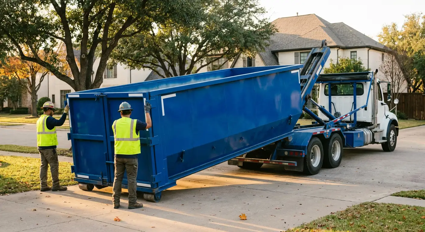 Roll-off dumpster rental service in Omaha