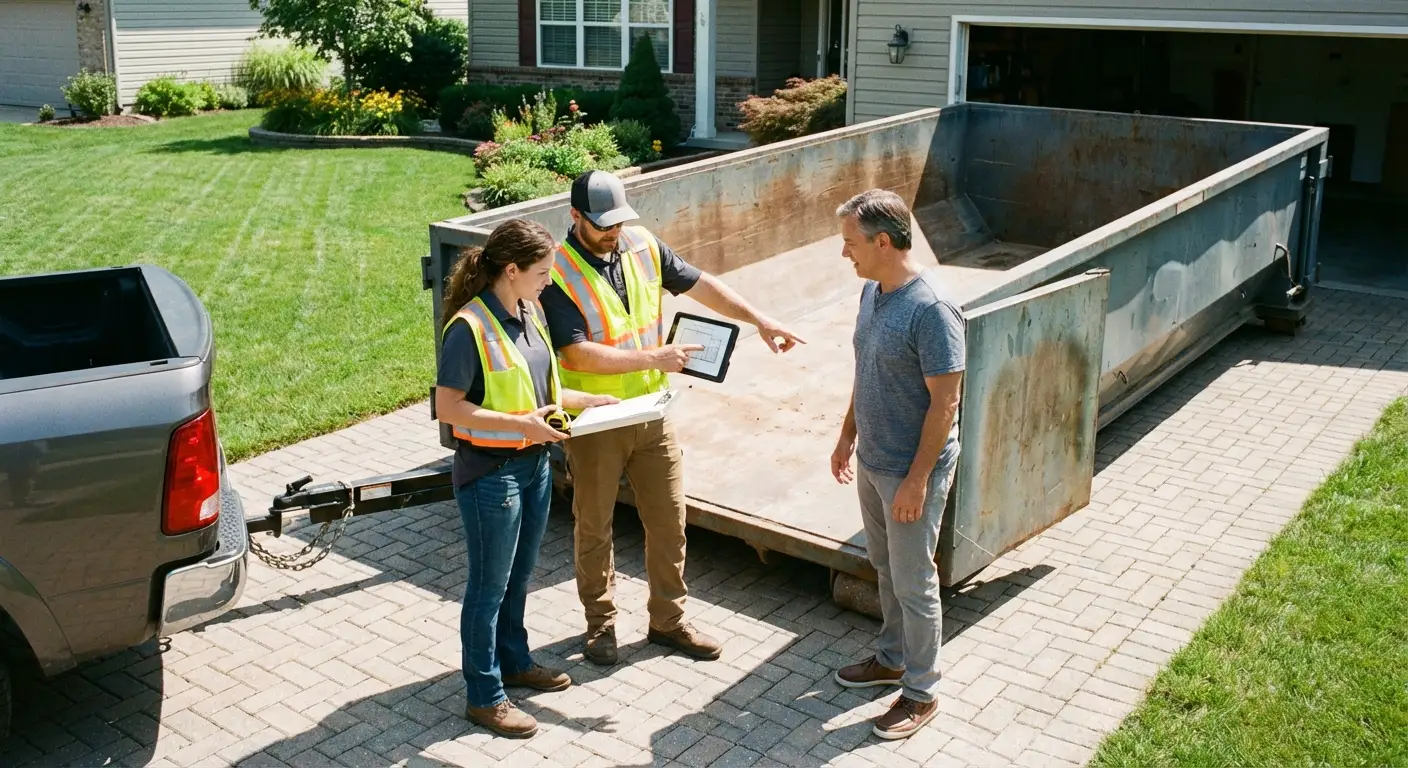 10 Yard Dumpster Rental Process in Omaha, NE
