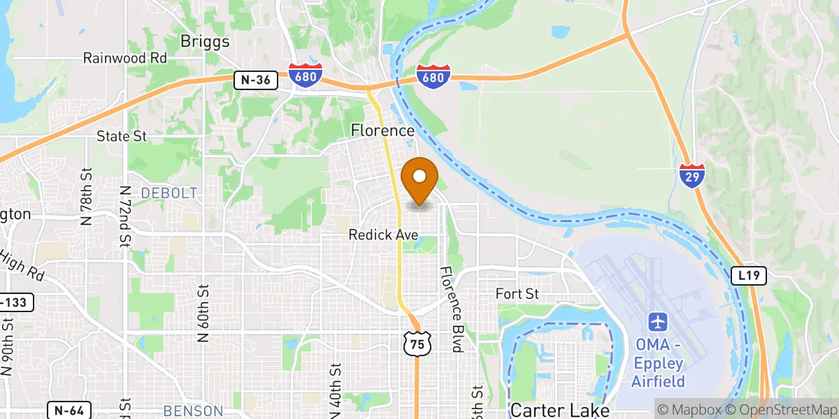  neighborhood map in Omaha, NE