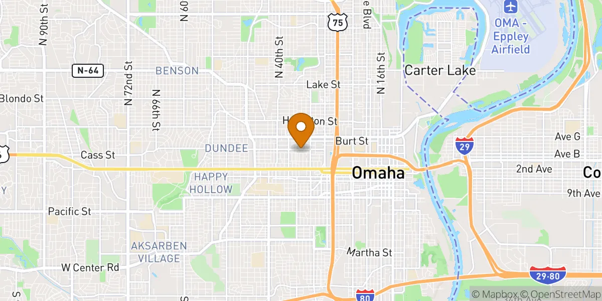  neighborhood map in Omaha, NE
