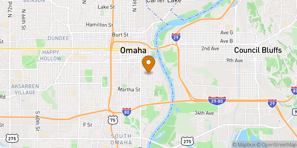  neighborhood map in Omaha, NE