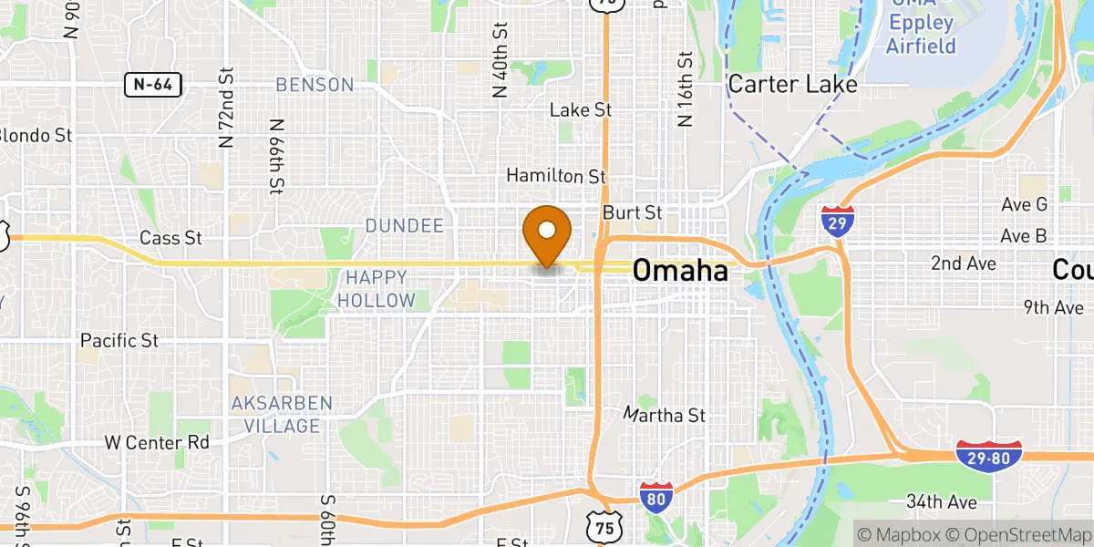  neighborhood map in Omaha, NE