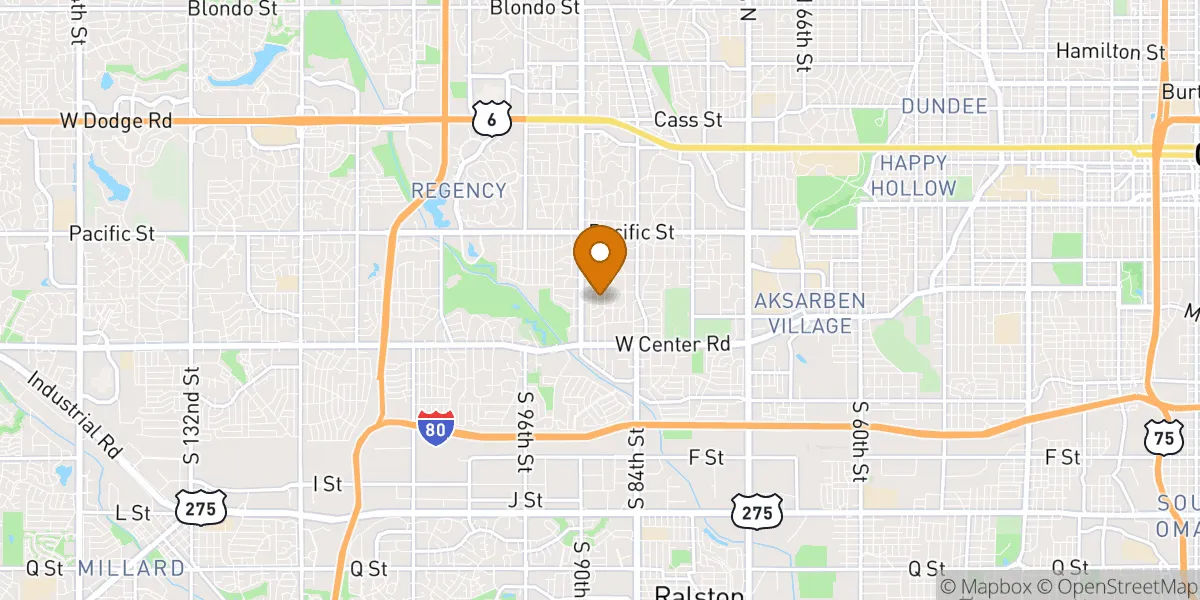  neighborhood map in Omaha, NE